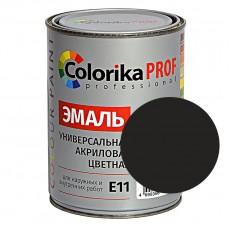 Эмаль универсальная черная "Colorika Prof" 0,9л